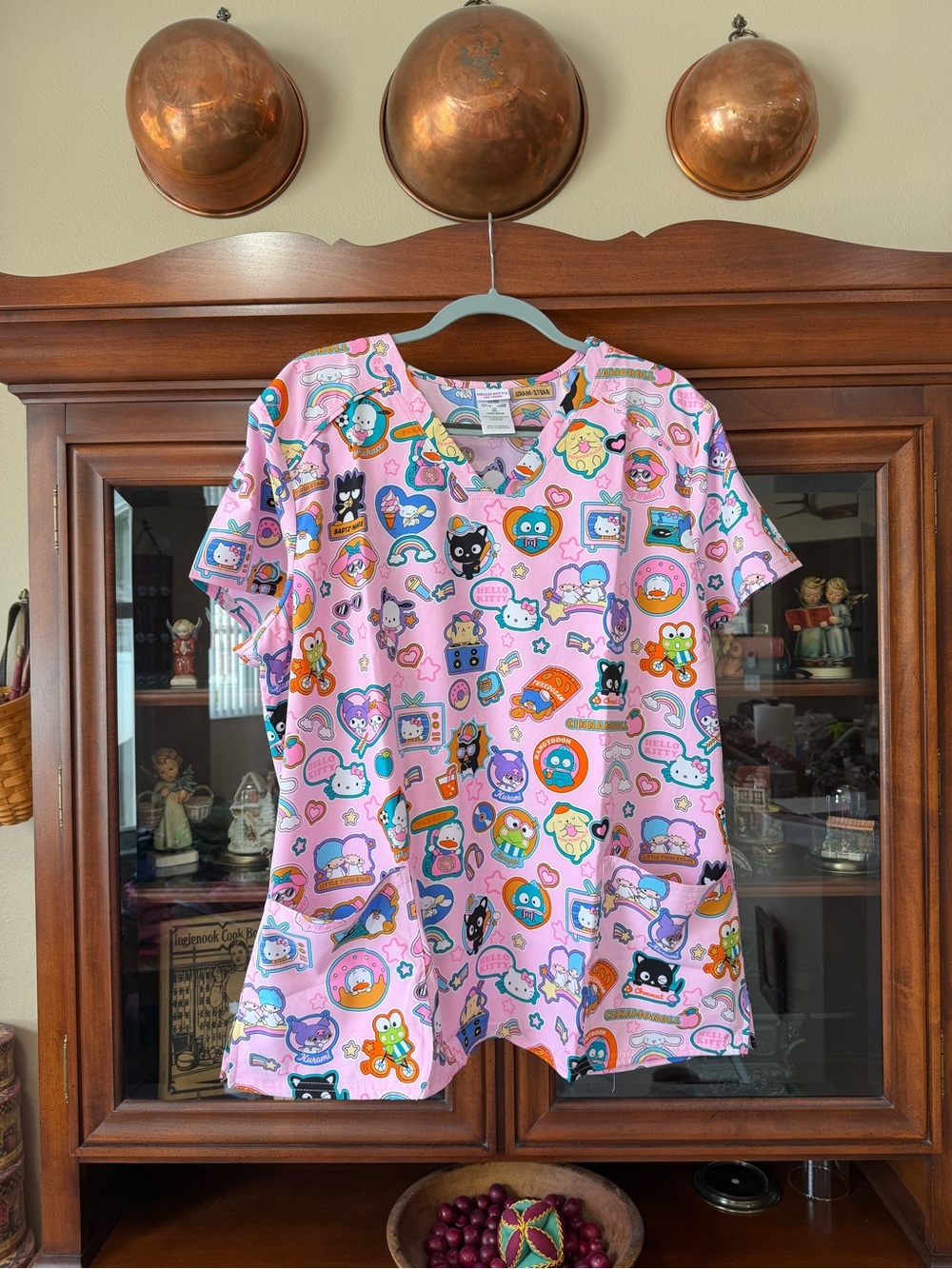 Sanrio Hello Kitty & Friends Scrub Top